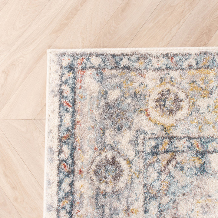 Vintage vloerkleed - Inspire Creme/Blauw No. 217 - 4