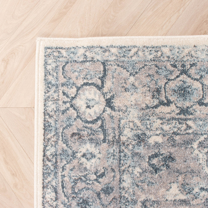 Vintage vloerkleed - Inspire Blauw/Creme No. 218 - 4