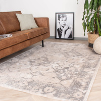 Vintage vloerkleed - Deep Tile Creme