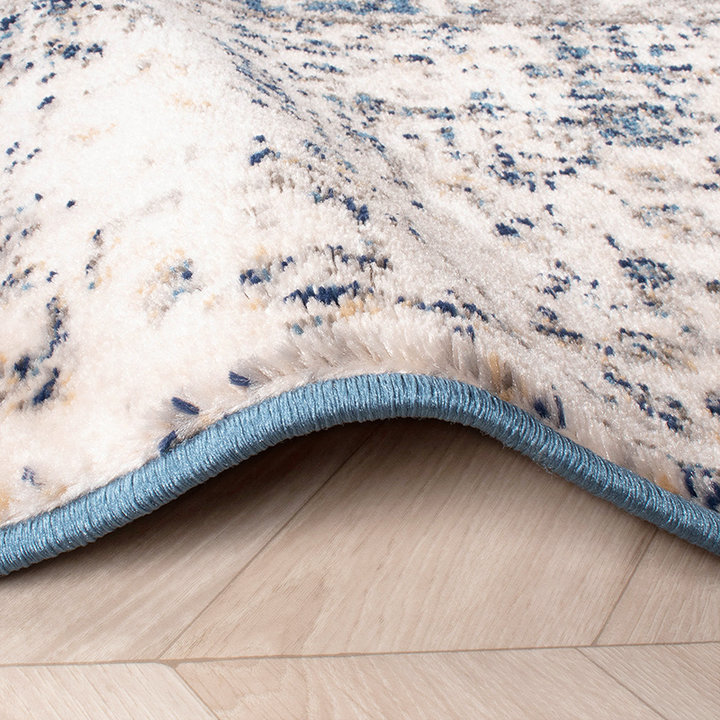 Patchwork vloerkleed - Deep Blauw - 4