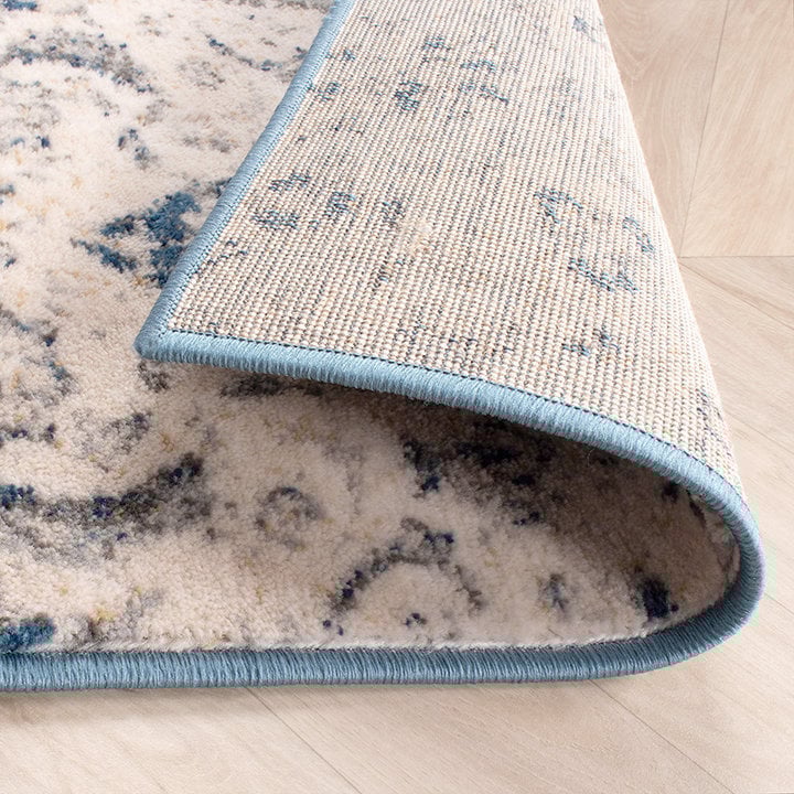 Patchwork vloerkleed - Deep Blauw - 5