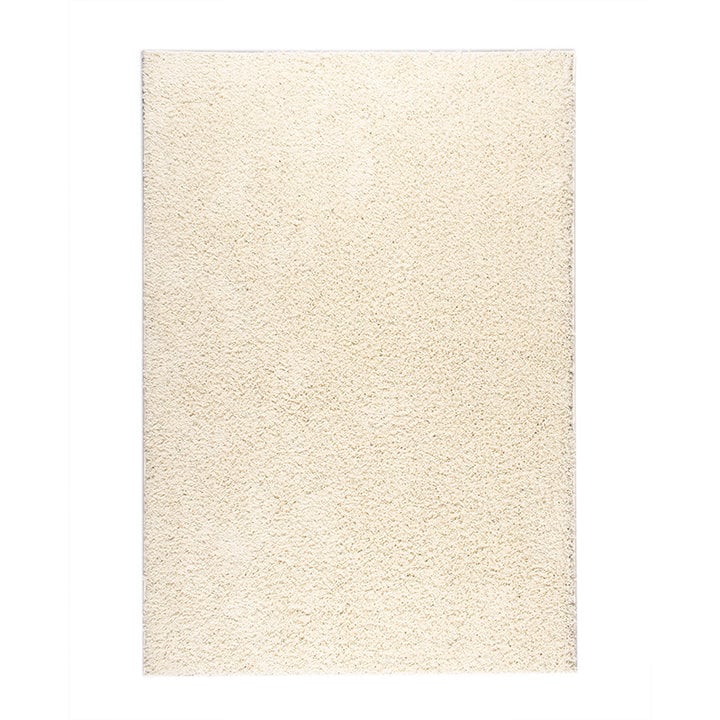 Hoogpolig vloerkleed - Solid Wit  - 1