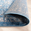 Vintage vloerkleed -  Deep Medaillon Blauw