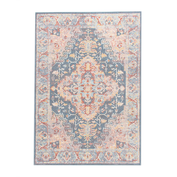 Vintage vloerkleed - Inspire Blauw/Rood No. 216 - 1