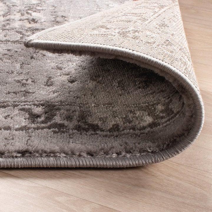 Vintage vloerkleed -  Deep Medaillon Grijs - 5