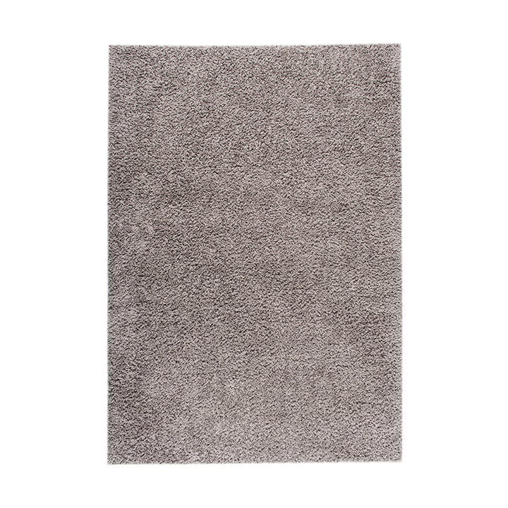 Hoogpolig vloerkleed - Solid Licht Grijs - 1