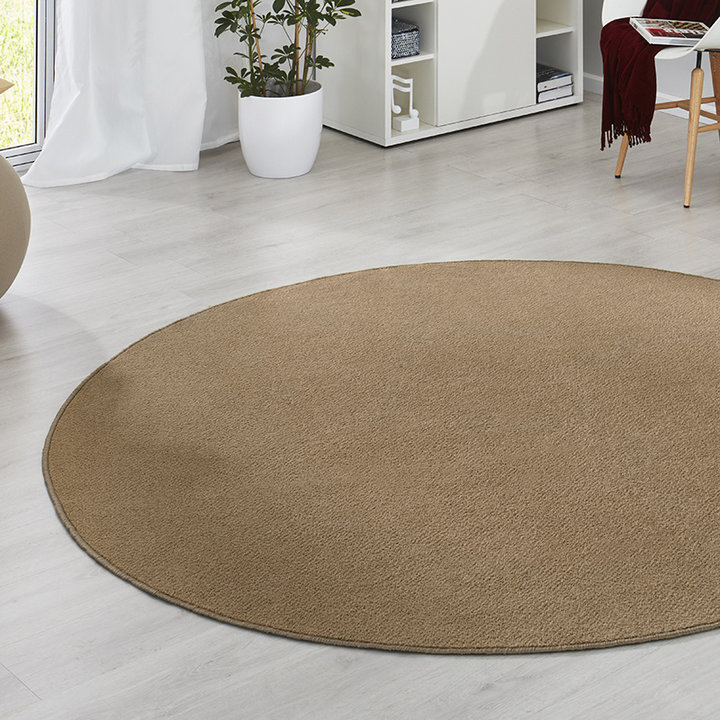 Rond vloerkleed - Fancy Bruin 