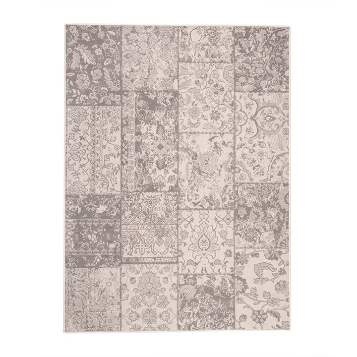 Patchwork vloerkleed - Miracle Grijs/Bruin - 1