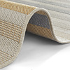 Patchwork buitenkleed  - Paros Blauw/Goud