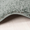 Rond Hoogpolig vloerkleed - Solid Blauw/Groen - thumbnail 2