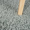 Rond Hoogpolig vloerkleed - Solid Blauw/Groen - thumbnail 3