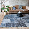 Patchwork vloerkleed - Dreams Grijs/Blauw