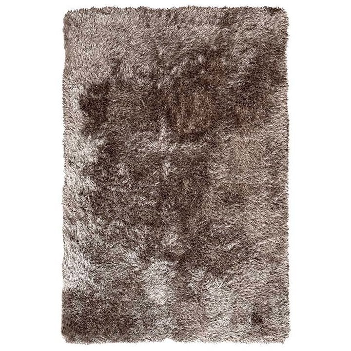 Hoogpolig vloerkleed - Love Shaggy Licht bruin - 1