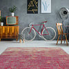Vintage vloerkleed - Antiek 200 Oranje Rood