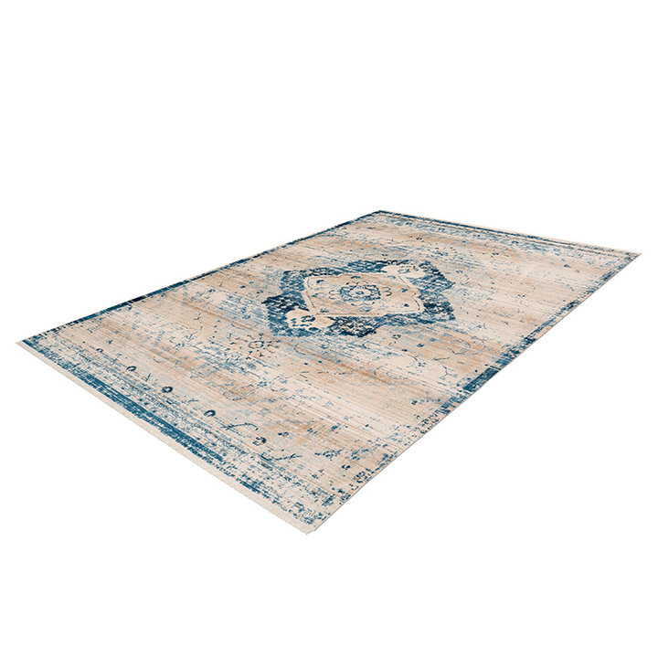 Vintage vloerkleed - Bach 500 Creme/Blauw - 1