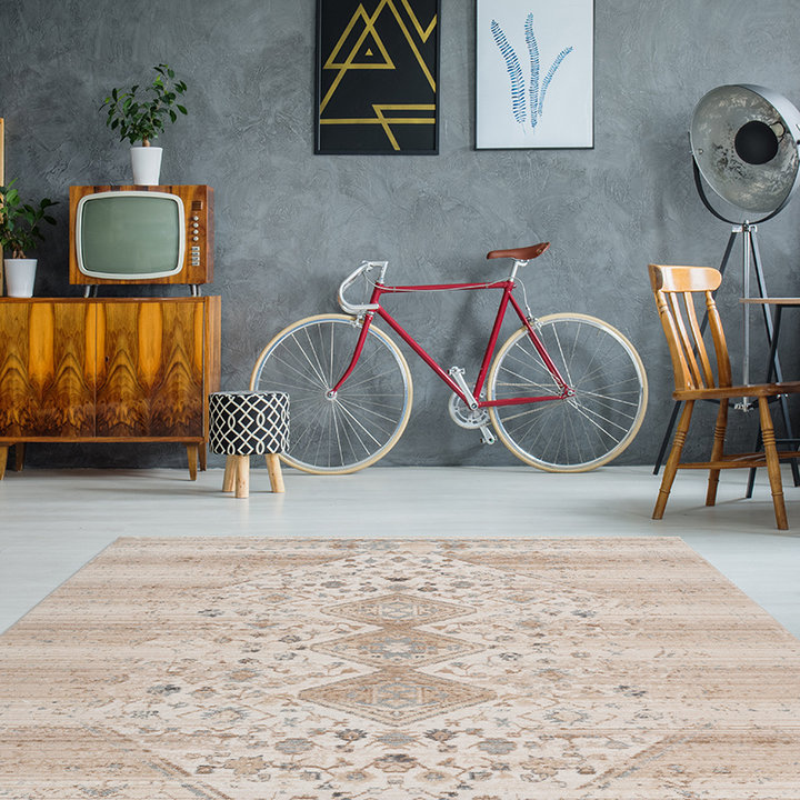 Vintage vloerkleed - Bach 1100 Beige - 2