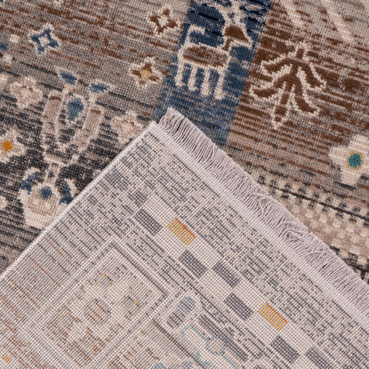 Vintage vloerkleed - Arira 525 Bruin/Blauw - 3