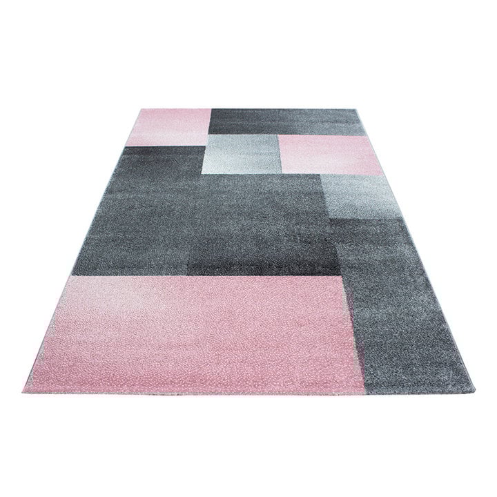 Modern vloerkleed - Lucca Roze - 1