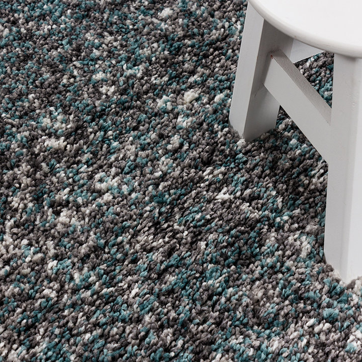 Hoogpolig vloerkleed - Enjoy Blauw - 4