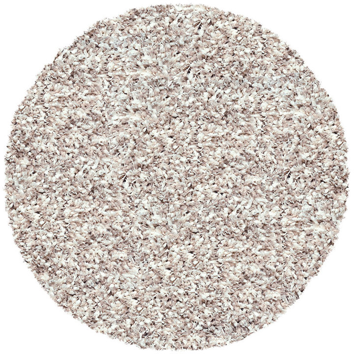 Rond Hoogpolig vloerkleed - Twilight Beige/Gemeleerd 2211