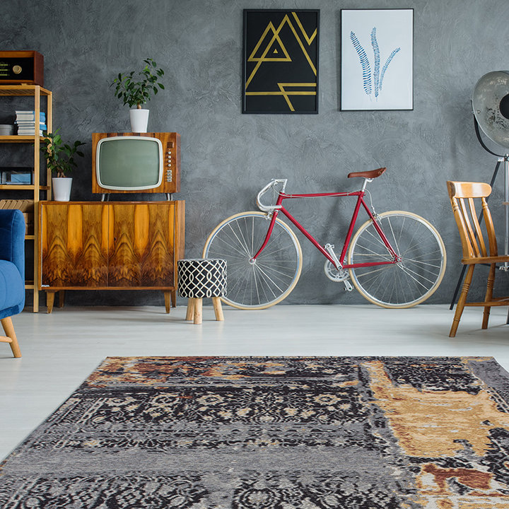 Modern vloerkleed - Bright 500 Multi/Blauw - 3