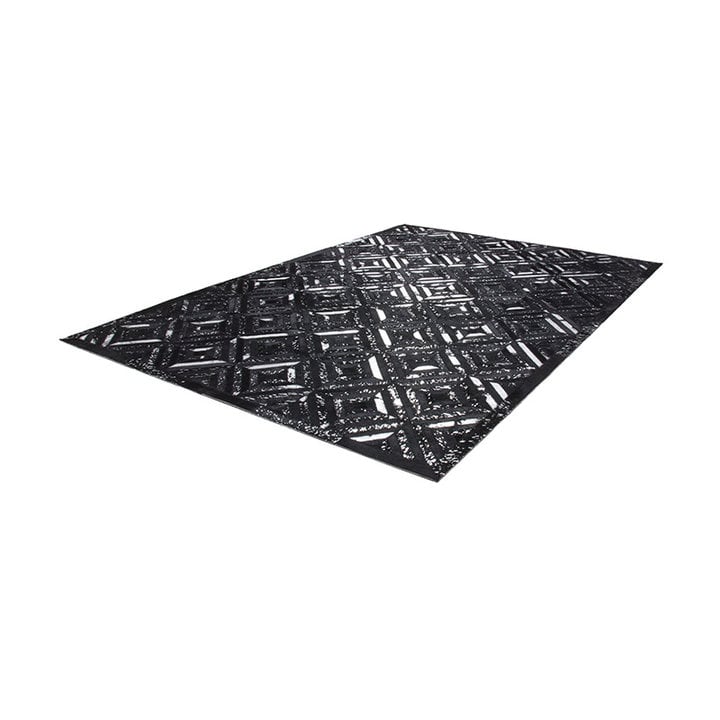 Leren vloerkleed - Soul 410 Zilver - 2