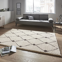 Hoogpolig vloerkleed - Allure Create Creme