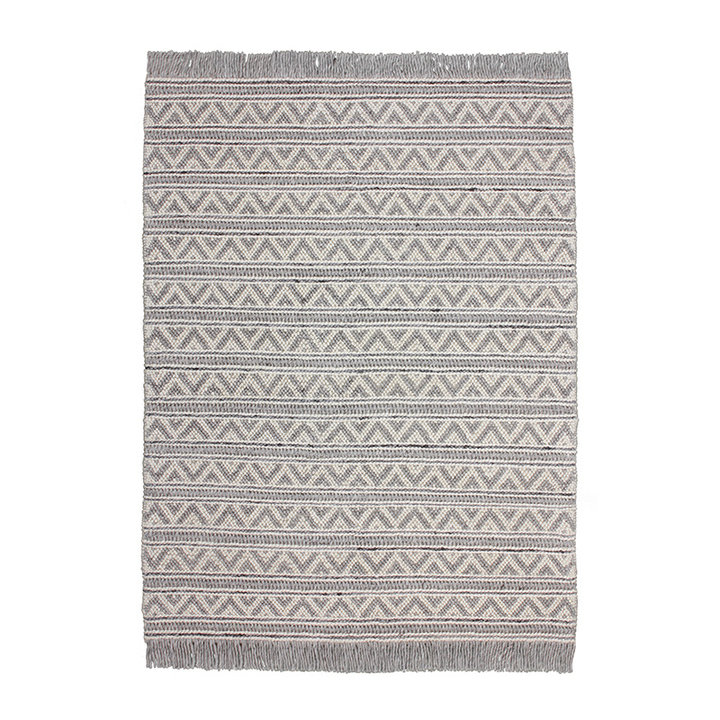 Wollen vloerkleed - Nantes 410 Zilver - 1