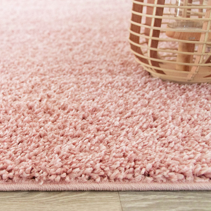 Hoogpolig vloerkleed - Lofty Roze - 4