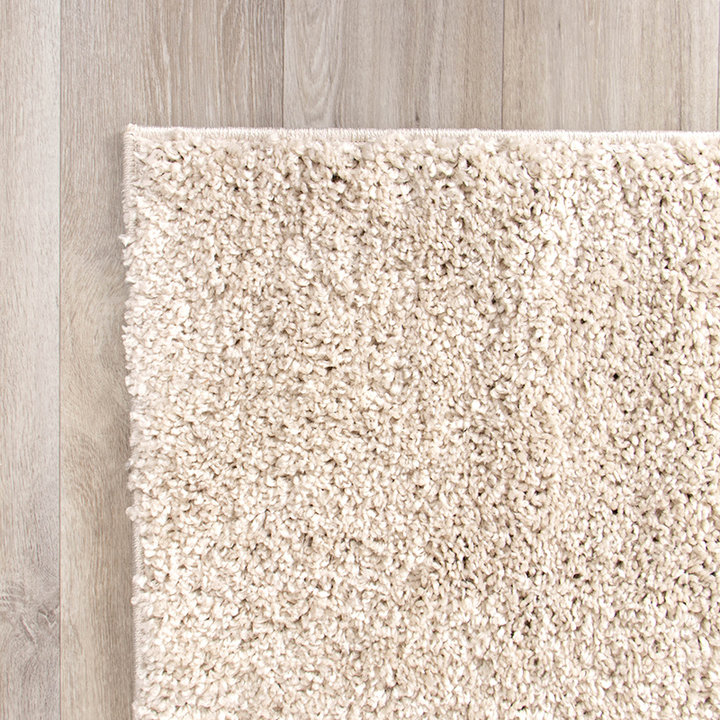 Hoogpolig vloerkleed - Lofty Creme/Wit - 5