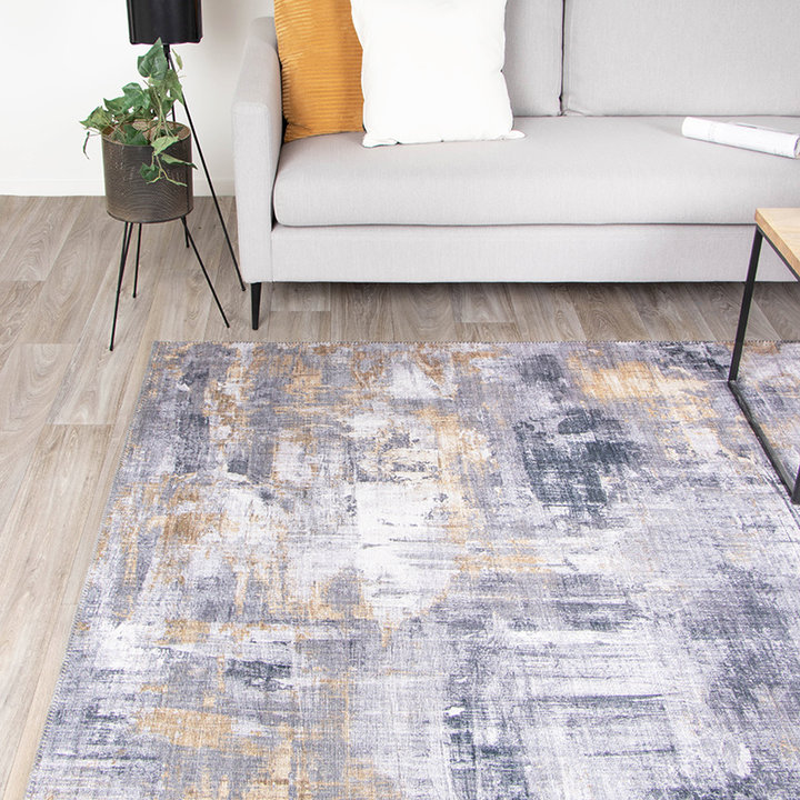 Modern vloerkleed - Strength Geel - 3