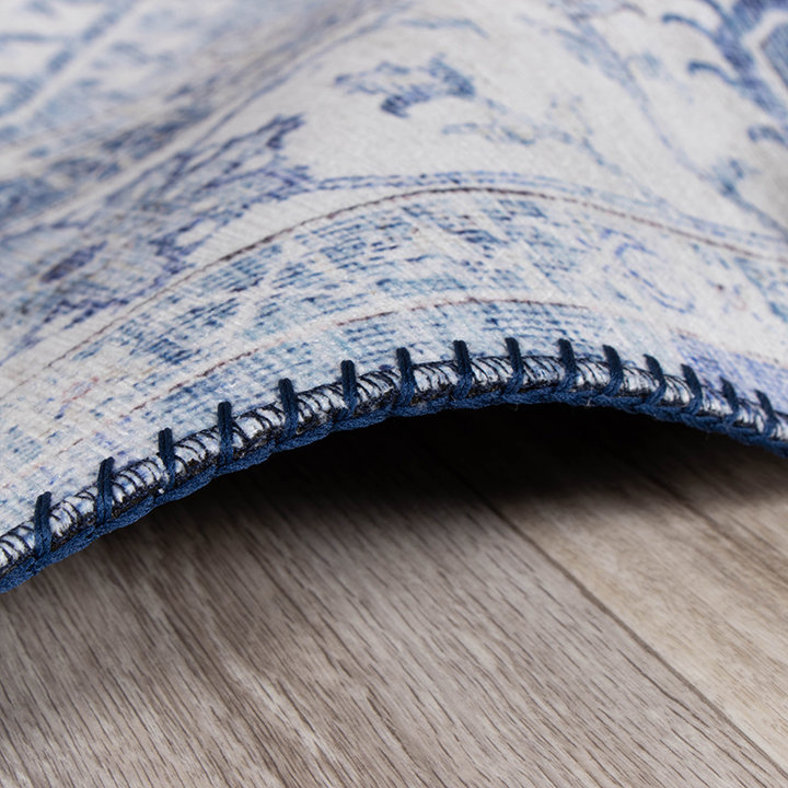 Vintage vloerkleed - Lago Blauw - 4