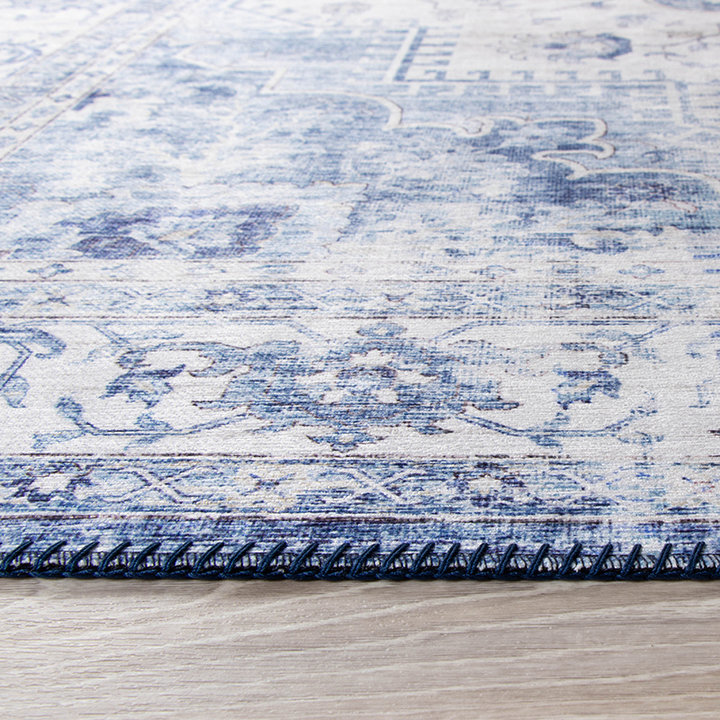 Vintage vloerkleed - Lago Blauw - 7
