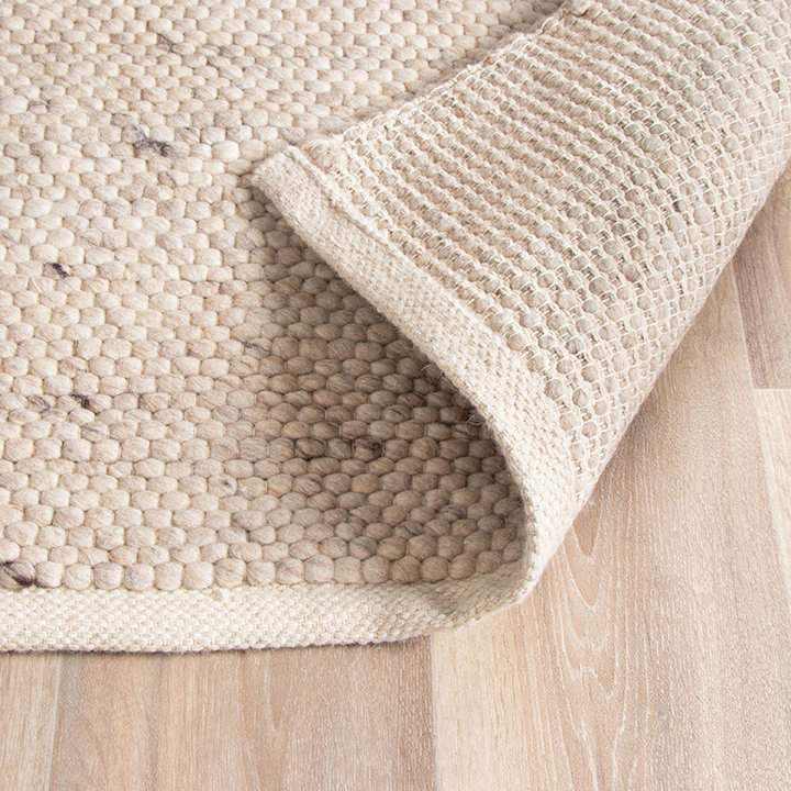 Wollen vloerkleed - Feline Wit/Gemeleerd - 5