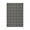 Laagpolig vloerkleed - Gloria Pattern Zwart