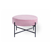 Velvet poef – Mesa Roze