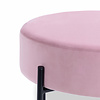 Velvet poef – Mesa Roze