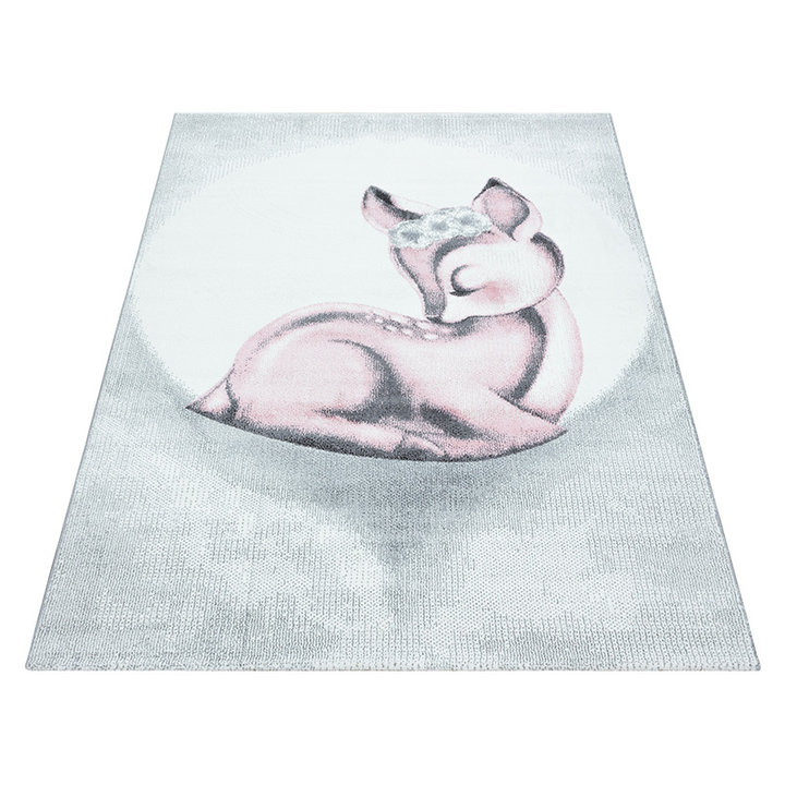 Kindervloerkleed - Bambi Hert Roze - 1