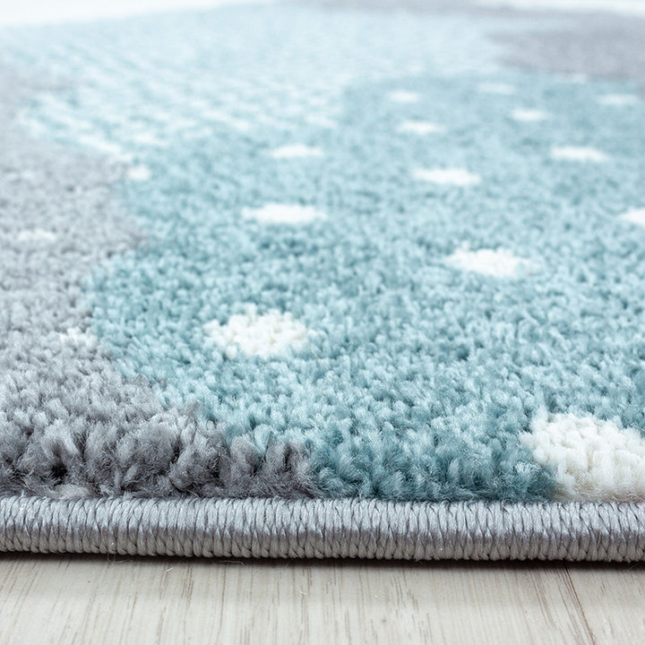Kindervloerkleed - Bambi Wolken Blauw - 2