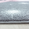 Rond Kindervloerkleed - Bambi Beer Roze