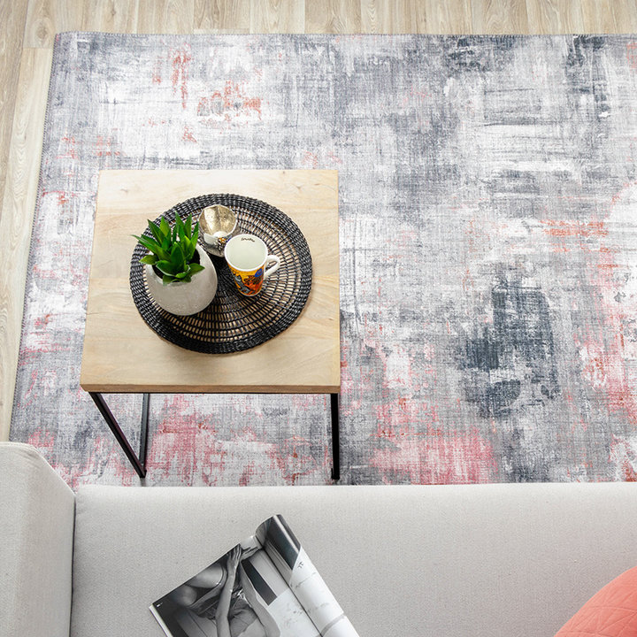 Modern vloerkleed - Strength Rood/Roze - 4
