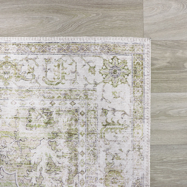 Vintage vloerkleed - Lago Groen/Creme - 3