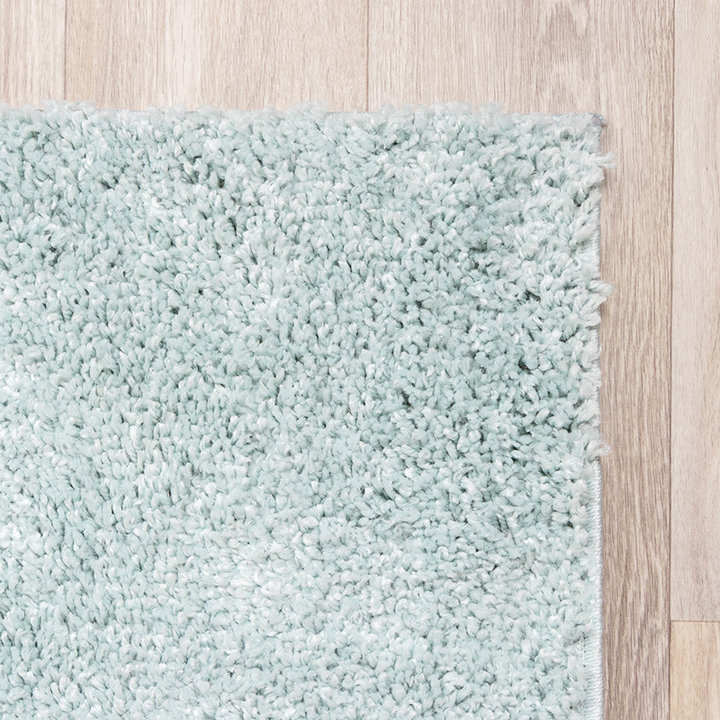 Hoogpolig vloerkleed - Lofty Lichtblauw - 5
