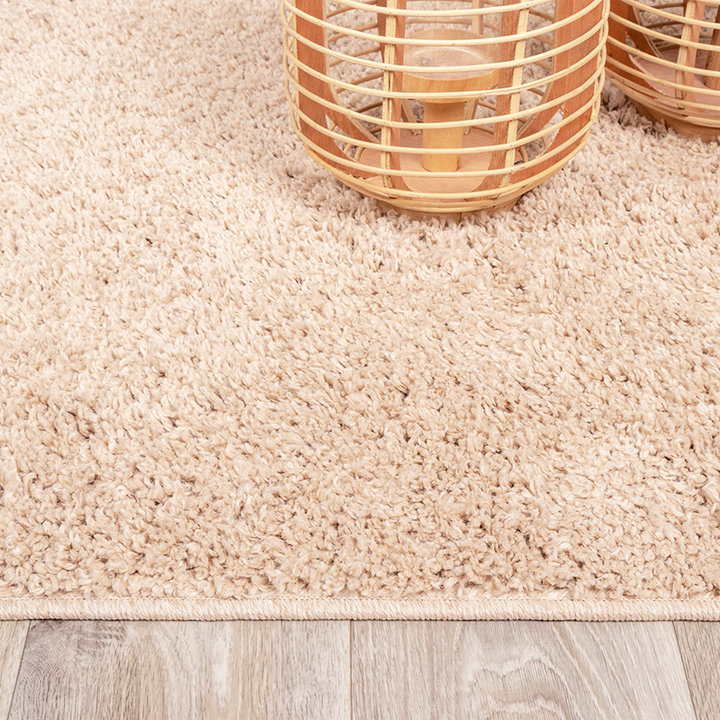Hoogpolig vloerkleed - Lofty Beige - 4