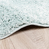 Rond hoogpolig vloerkleed - Lofty Lichtblauw - thumbnail 3
