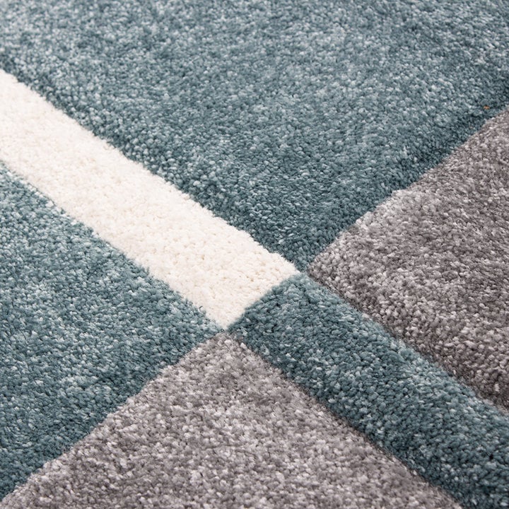 Moderne Loper - Tetris Blauw 1310 - 2
