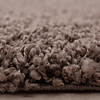 Rond hoogpolig vloerkleed - Sade Taupe  - thumbnail 1