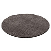 Rond hoogpolig vloerkleed - Sade Taupe  - thumbnail