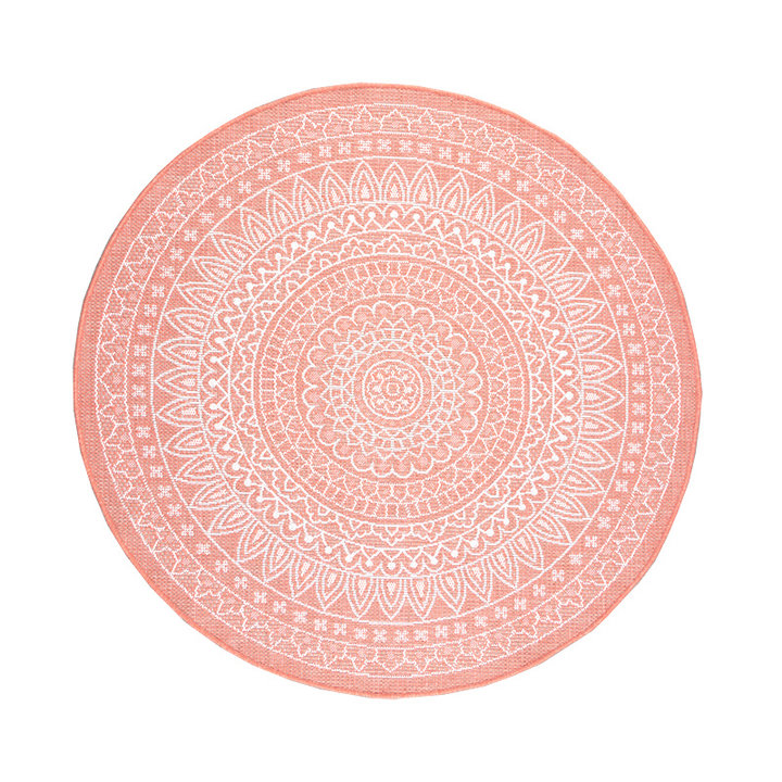 Rond Buitenkleed - Summer Azteca Roze - 1