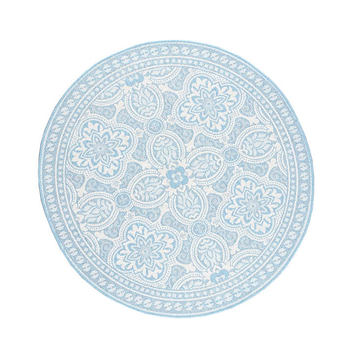Rond Buitenkleed - Summer Oriental Lichtblauw - 1